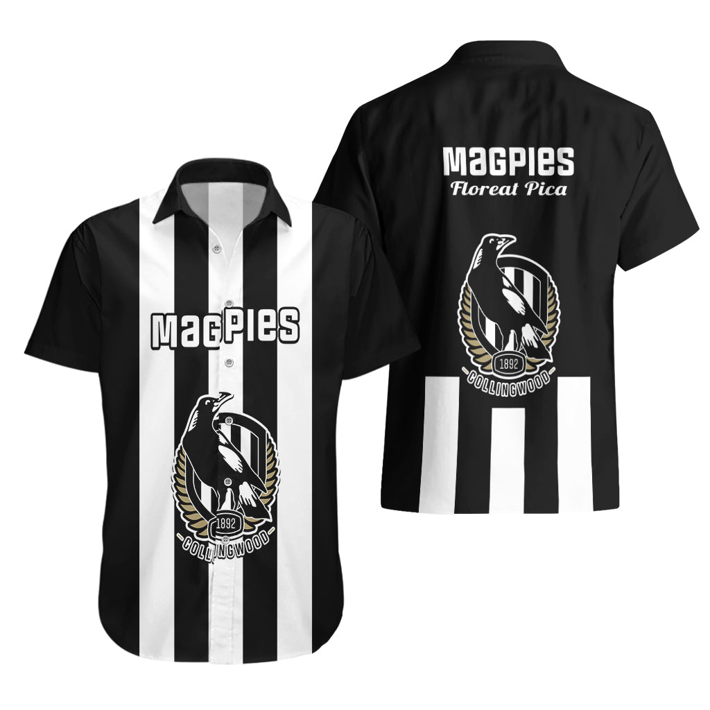 Collingwood Football 2023 Hawaiian Shirt Go Magpies Sporty Style - Vibe Hoodie Shop