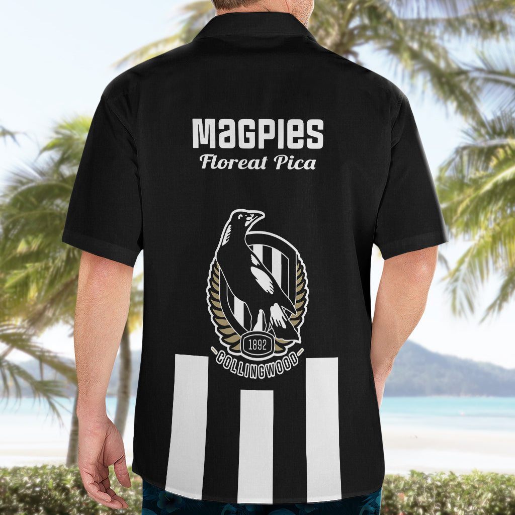 Collingwood Football 2023 Hawaiian Shirt Go Magpies Sporty Style - Vibe Hoodie Shop