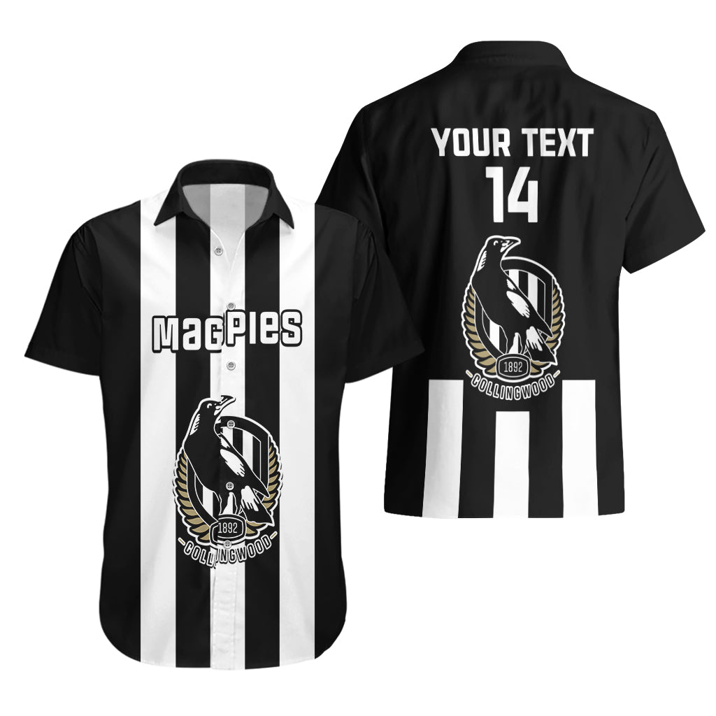 Personalised Collingwood Football 2023 Hawaiian Shirt Go Magpies Sporty Style - Vibe Hoodie Shop