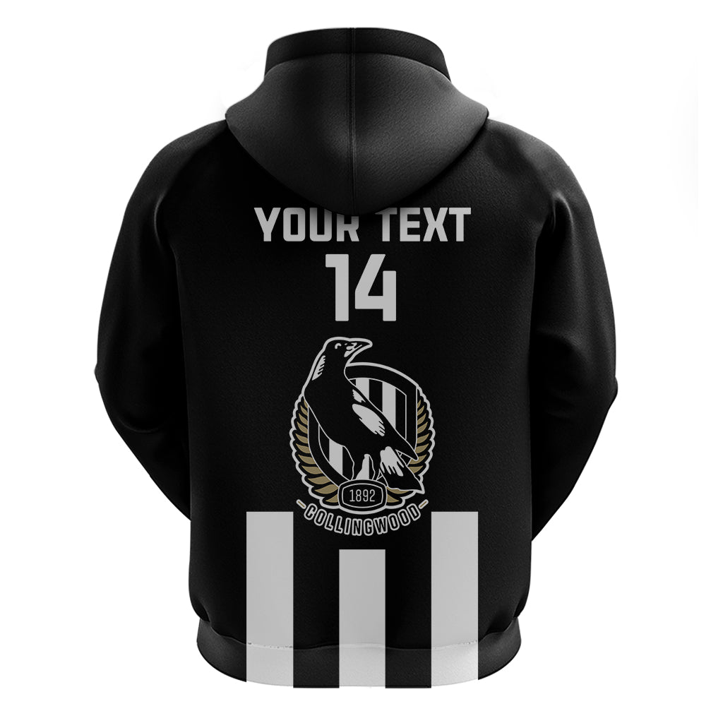 Personalised Collingwood Football 2023 Hoodie Go Magpies Sporty Style - Vibe Hoodie Shop