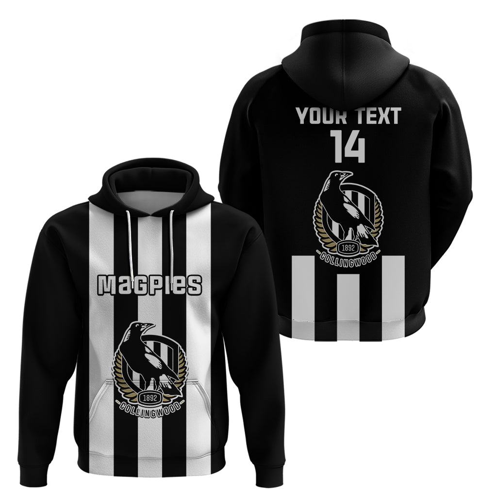 Personalised Collingwood Football 2023 Hoodie Go Magpies Sporty Style - Vibe Hoodie Shop