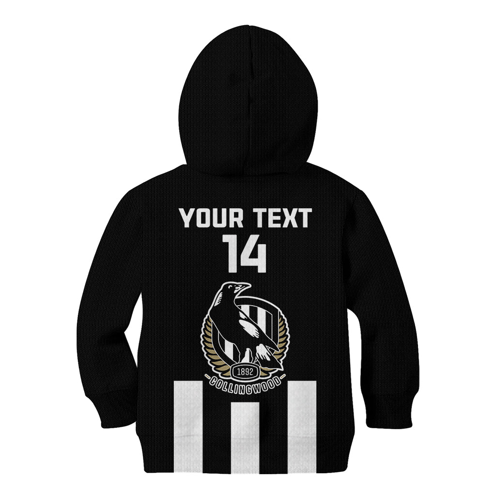 Personalised Collingwood Football 2023 Kid Hoodie Go Magpies Sporty Style - Vibe Hoodie Shop