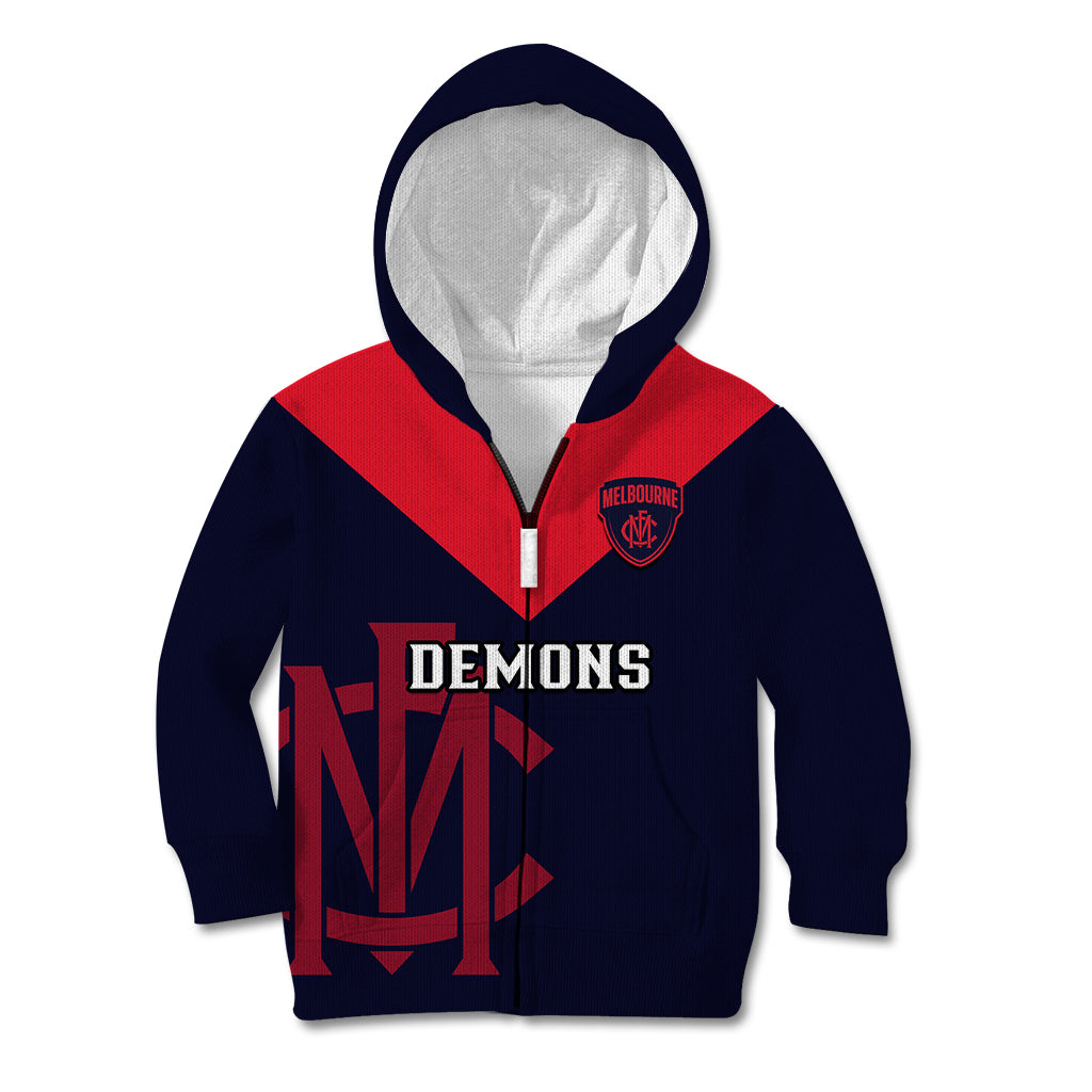 Melbourne Football 2023 Kid Hoodie Go Demons Sporty Style - Vibe Hoodie Shop