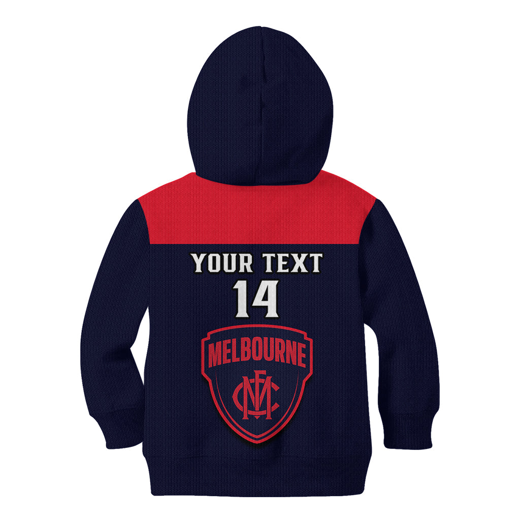 Personalised Melbourne Football 2023 Kid Hoodie Go Demons Sporty Style - Vibe Hoodie Shop