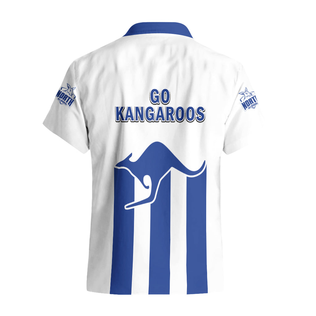 North Melbourne Football 2023 Hawaiian Shirt Go Kangaroos Sporty Style - Vibe Hoodie Shop