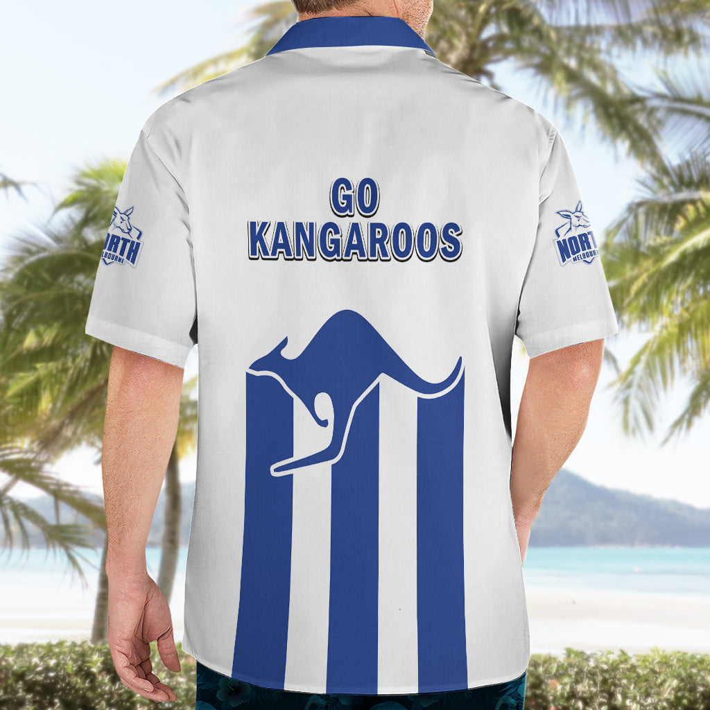 North Melbourne Football 2023 Hawaiian Shirt Go Kangaroos Sporty Style - Vibe Hoodie Shop