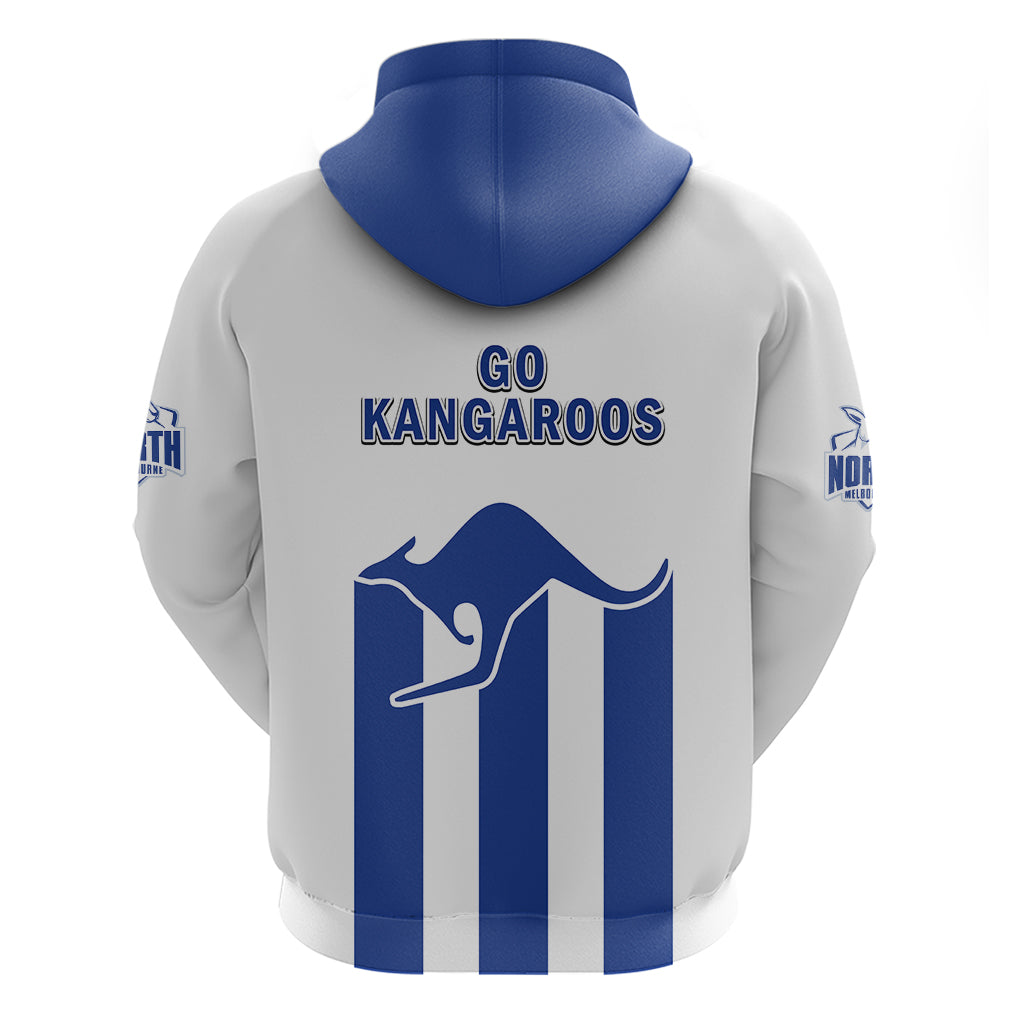 North Melbourne Football 2023 Hoodie Go Kangaroos Sporty Style - Vibe Hoodie Shop