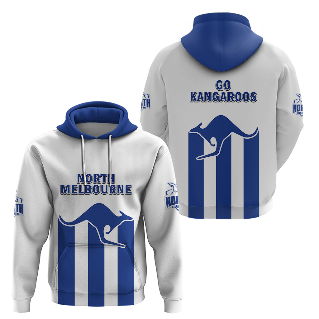 North Melbourne Football 2023 Hoodie Go Kangaroos Sporty Style - Vibe Hoodie Shop