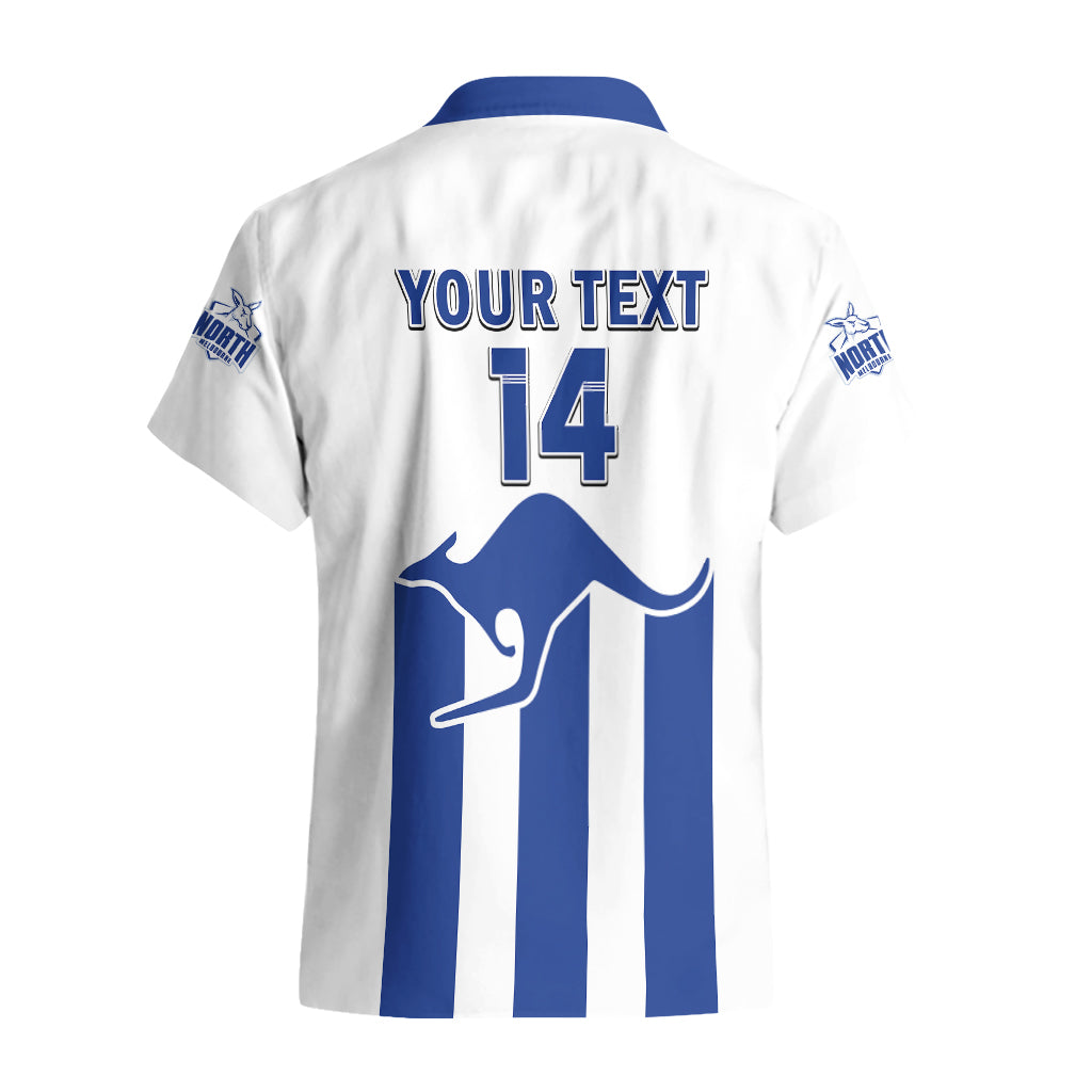 Personalised North Melbourne Football 2023 Hawaiian Shirt Go Kangaroos Sporty Style - Vibe Hoodie Shop