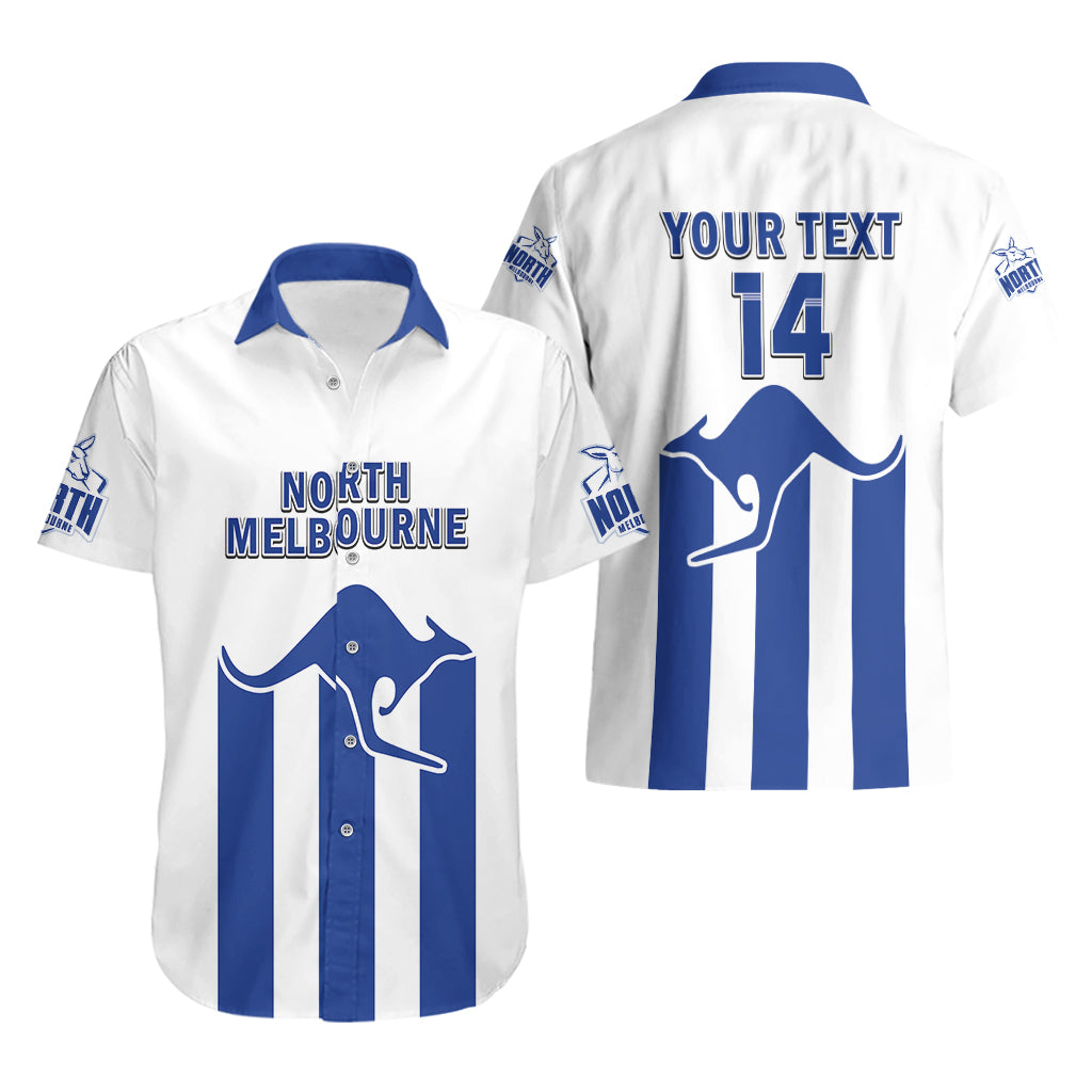 Personalised North Melbourne Football 2023 Hawaiian Shirt Go Kangaroos Sporty Style - Vibe Hoodie Shop