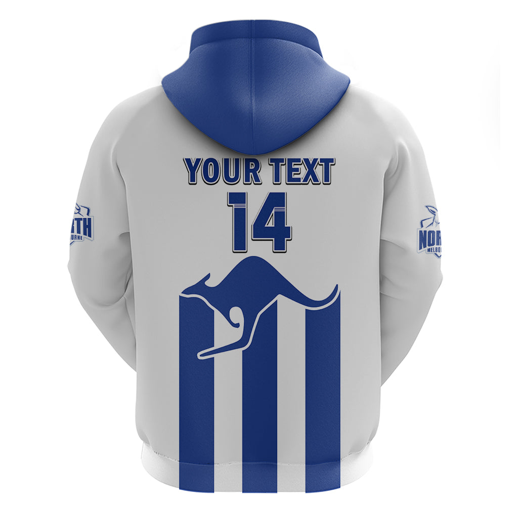 Personalised North Melbourne Football 2023 Hoodie Go Kangaroos Sporty Style - Vibe Hoodie Shop