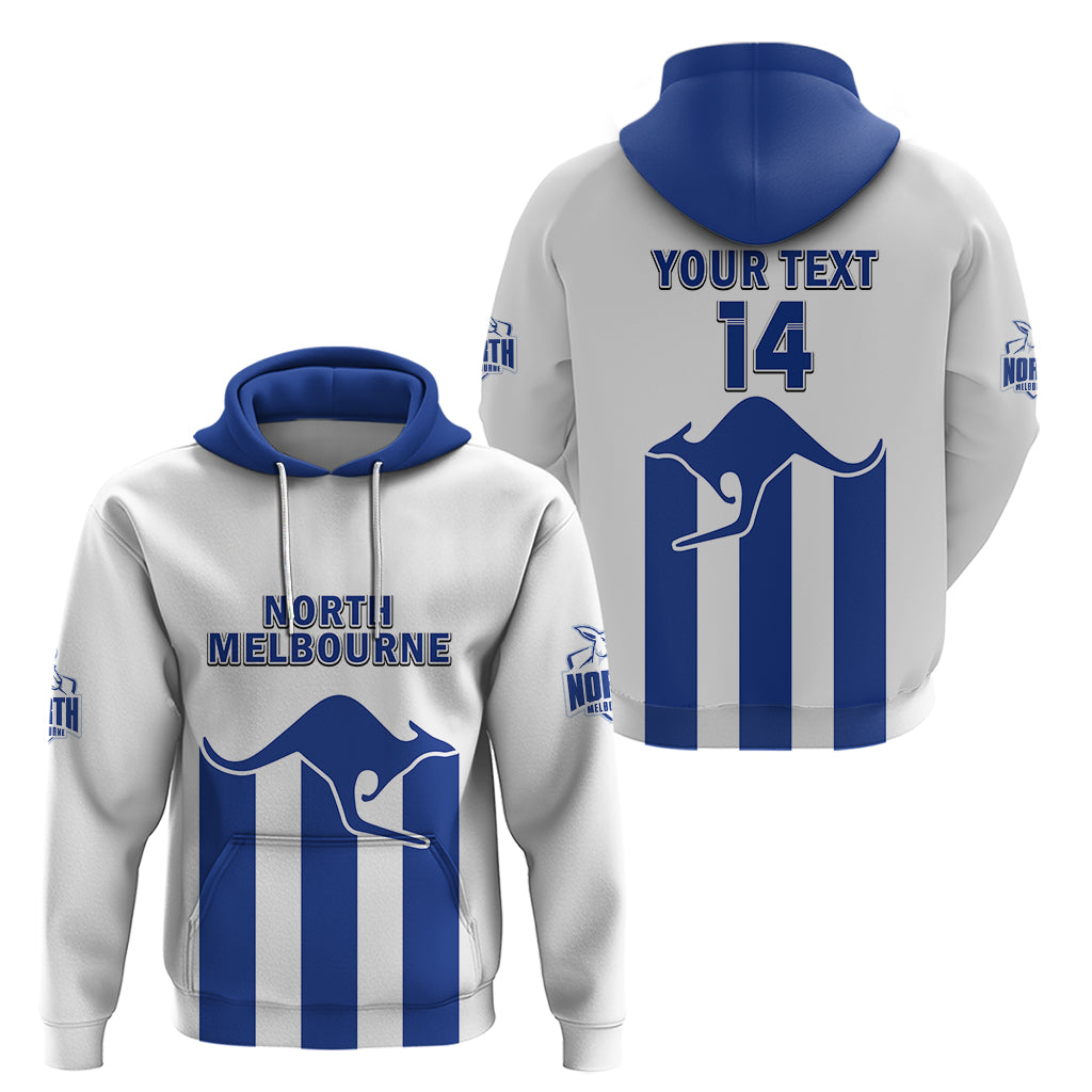 Personalised North Melbourne Football 2023 Hoodie Go Kangaroos Sporty Style - Vibe Hoodie Shop