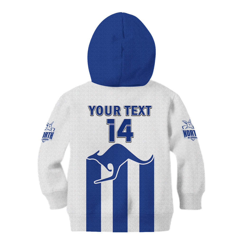 Personalised North Melbourne Football 2023 Kid Hoodie Go Kangaroos Sporty Style - Vibe Hoodie Shop