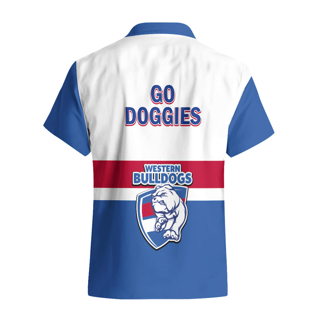 Western Bulldogs Football 2023 Hawaiian Shirt Go Doggies Sporty Style - Vibe Hoodie Shop