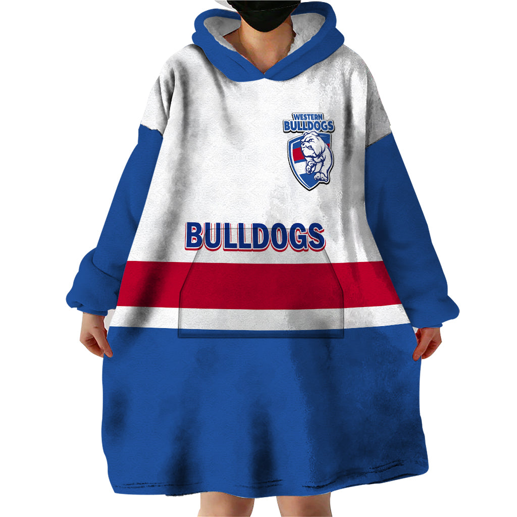 Western Bulldogs Football 2023 Wearable Blanket Hoodie Go Doggies Sporty Style - Vibe Hoodie Shop