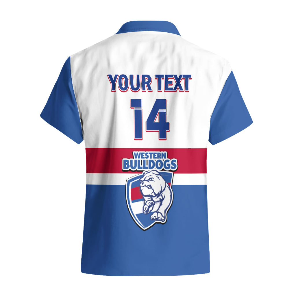 Personalised Western Bulldogs Football 2023 Hawaiian Shirt Go Doggies Sporty Style - Vibe Hoodie Shop