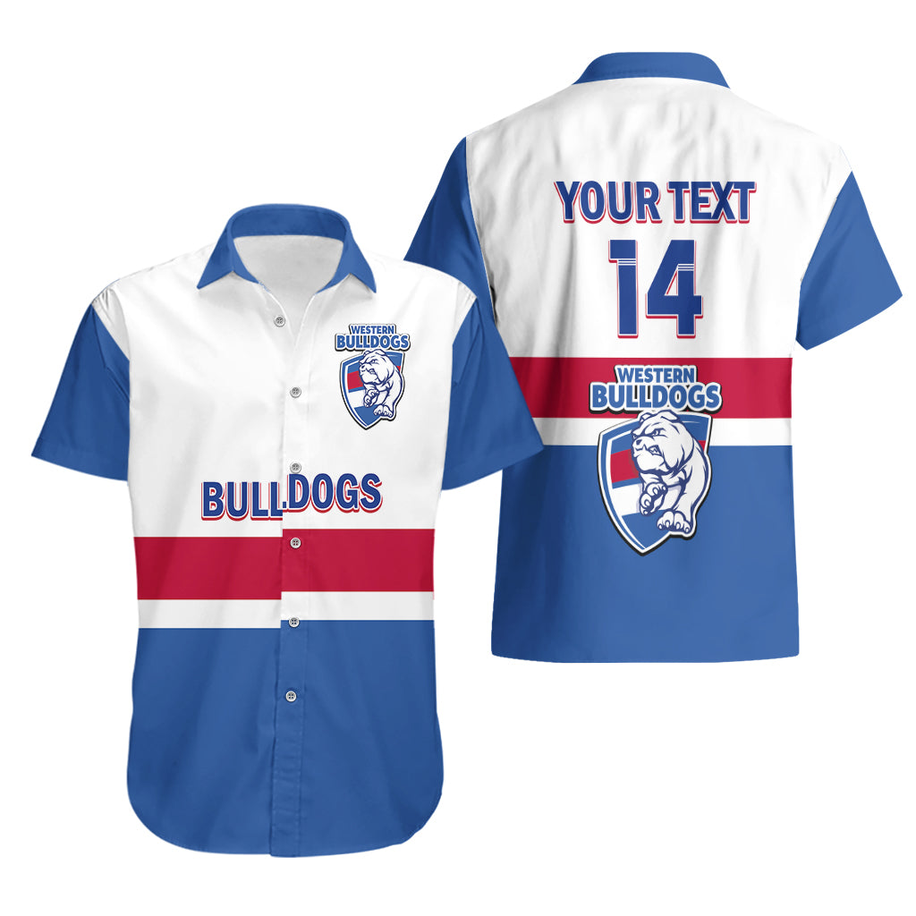 Personalised Western Bulldogs Football 2023 Hawaiian Shirt Go Doggies Sporty Style - Vibe Hoodie Shop