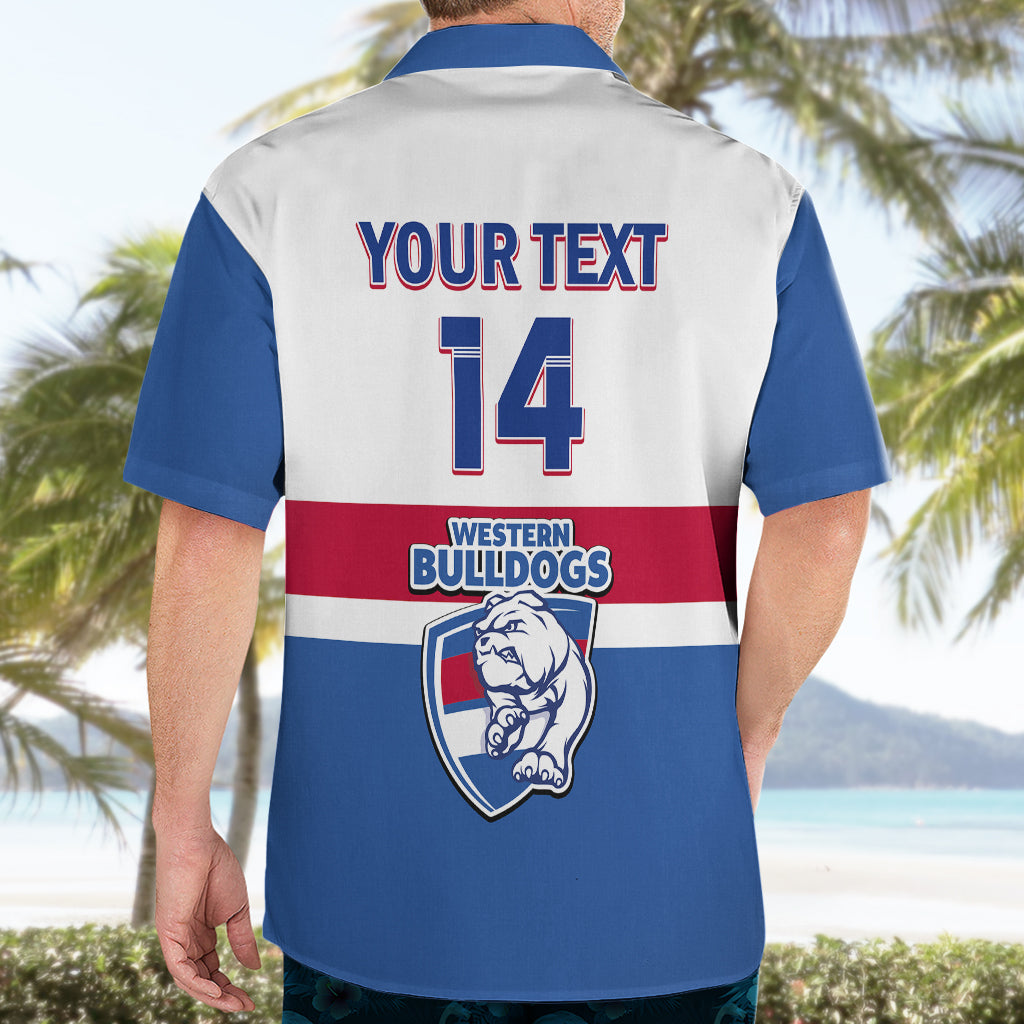 Personalised Western Bulldogs Football 2023 Hawaiian Shirt Go Doggies Sporty Style - Vibe Hoodie Shop