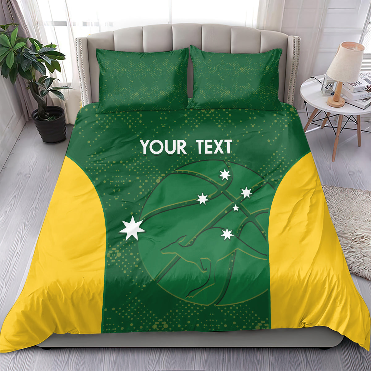 Custom Australia Basketball Bedding Set Go Champions Aussie Boomers National Color - Vibe Hoodie Shop