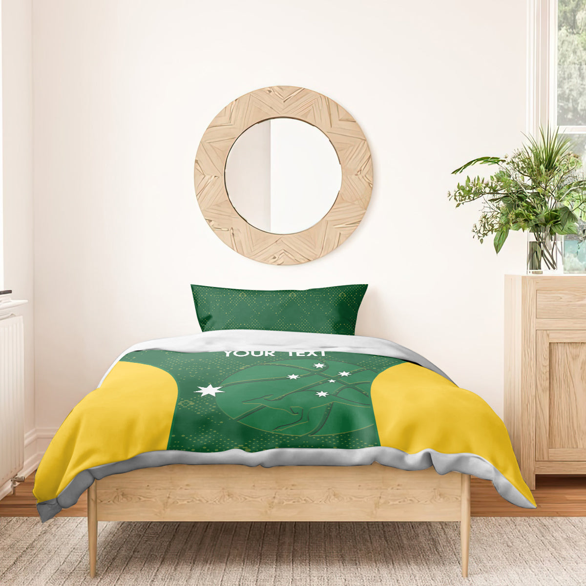 Custom Australia Basketball Bedding Set Go Champions Aussie Boomers National Color - Vibe Hoodie Shop