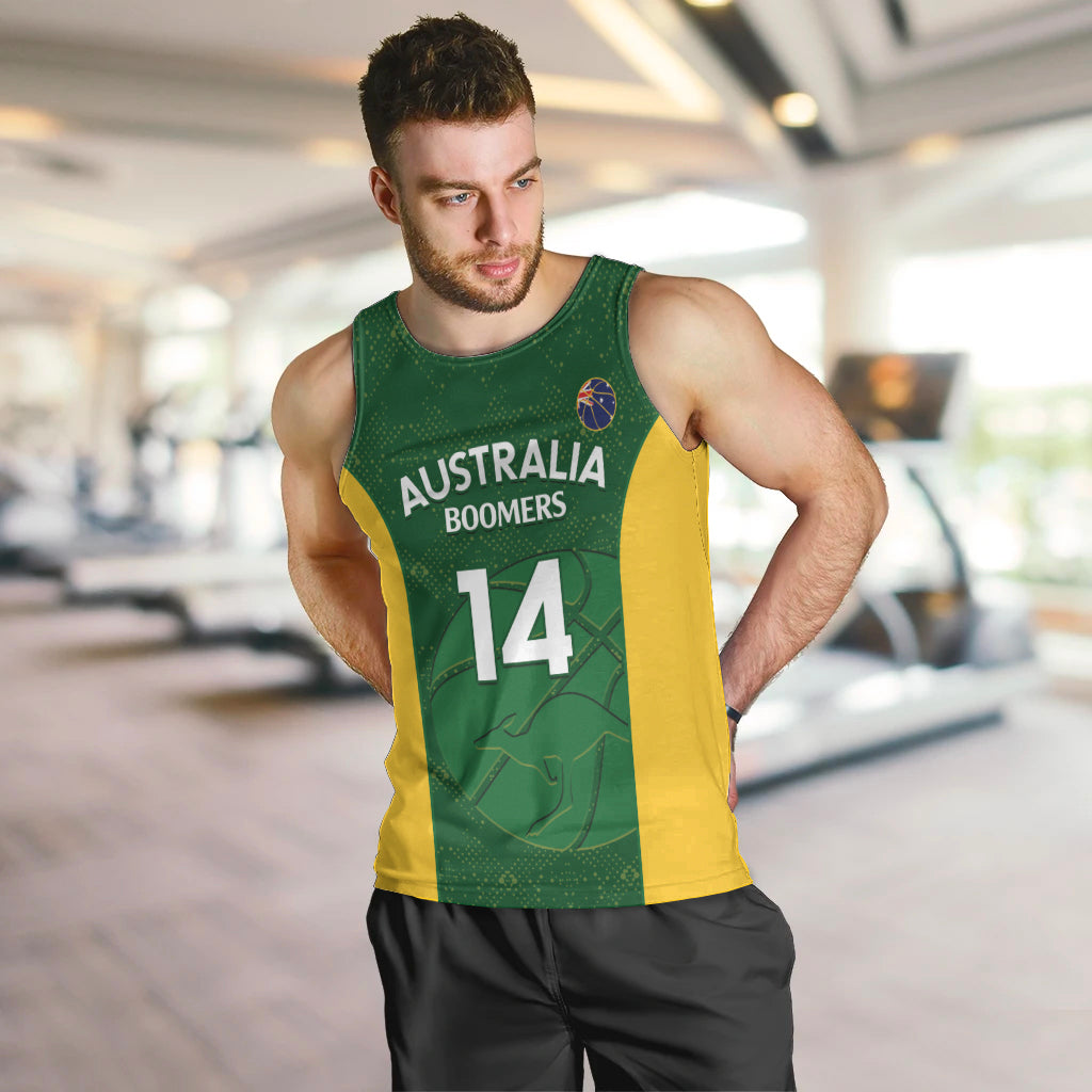 Custom Australia Basketball Men Tank Top Go Champions Aussie Boomers National Color - Vibe Hoodie Shop