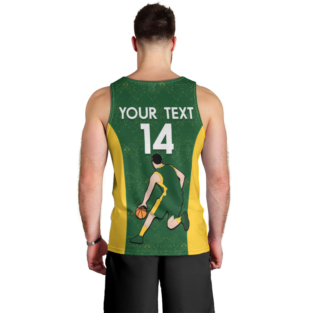 Custom Australia Basketball Men Tank Top Go Champions Aussie Boomers National Color - Vibe Hoodie Shop