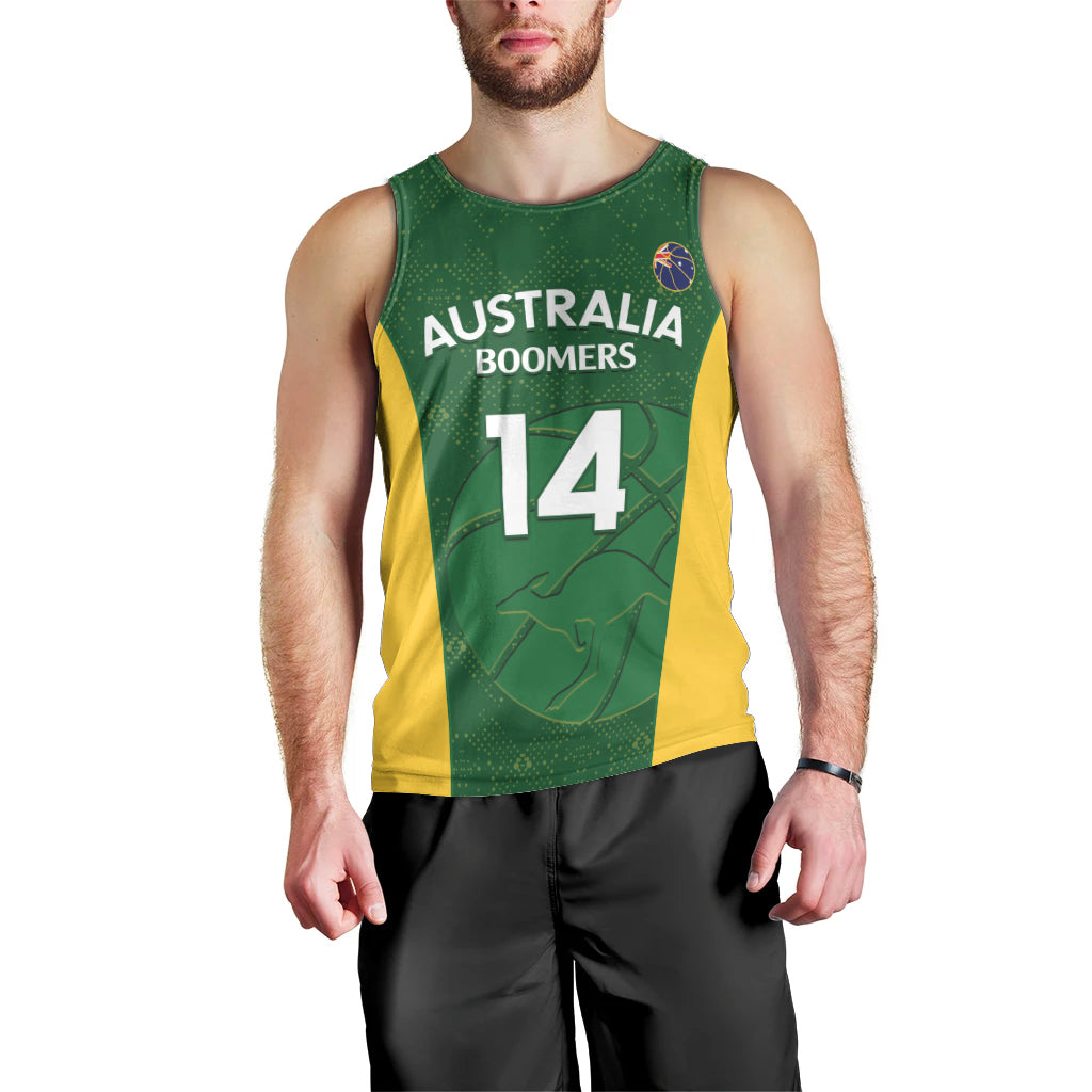 Custom Australia Basketball Men Tank Top Go Champions Aussie Boomers National Color - Vibe Hoodie Shop