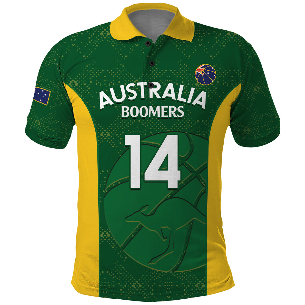 Custom Australia Basketball Polo Shirt Go Champions Aussie Boomers National Color - Vibe Hoodie Shop