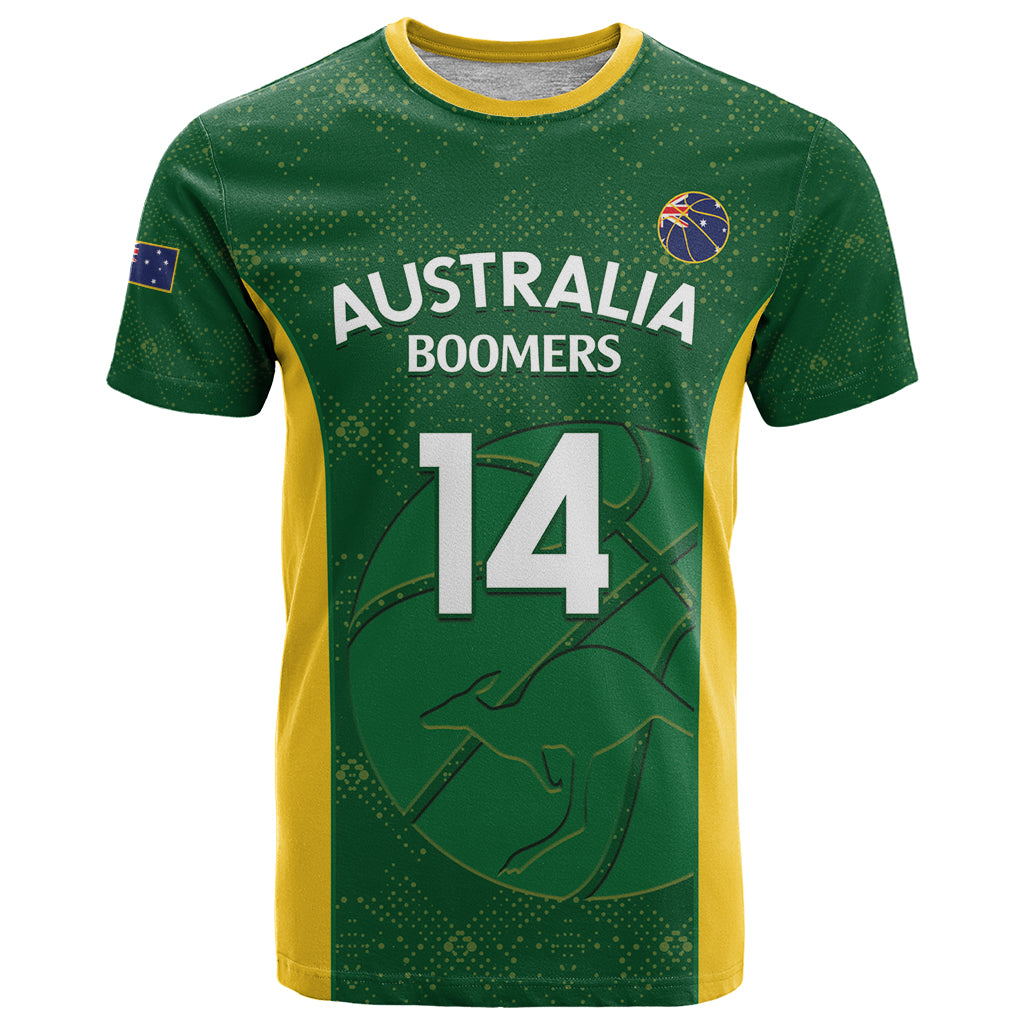 Custom Australia Basketball T Shirt Go Champions Aussie Boomers National Color - Vibe Hoodie Shop