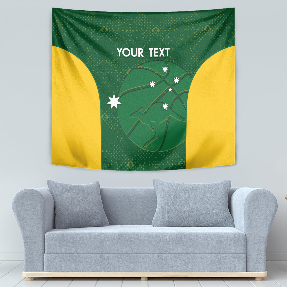 Custom Australia Basketball Tapestry Go Champions Aussie Boomers National Color - Vibe Hoodie Shop