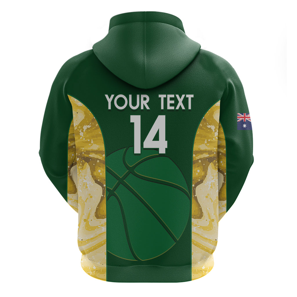 Custom Australia Basketball Hoodie Go Champions Aussie Opals National Color - Vibe Hoodie Shop