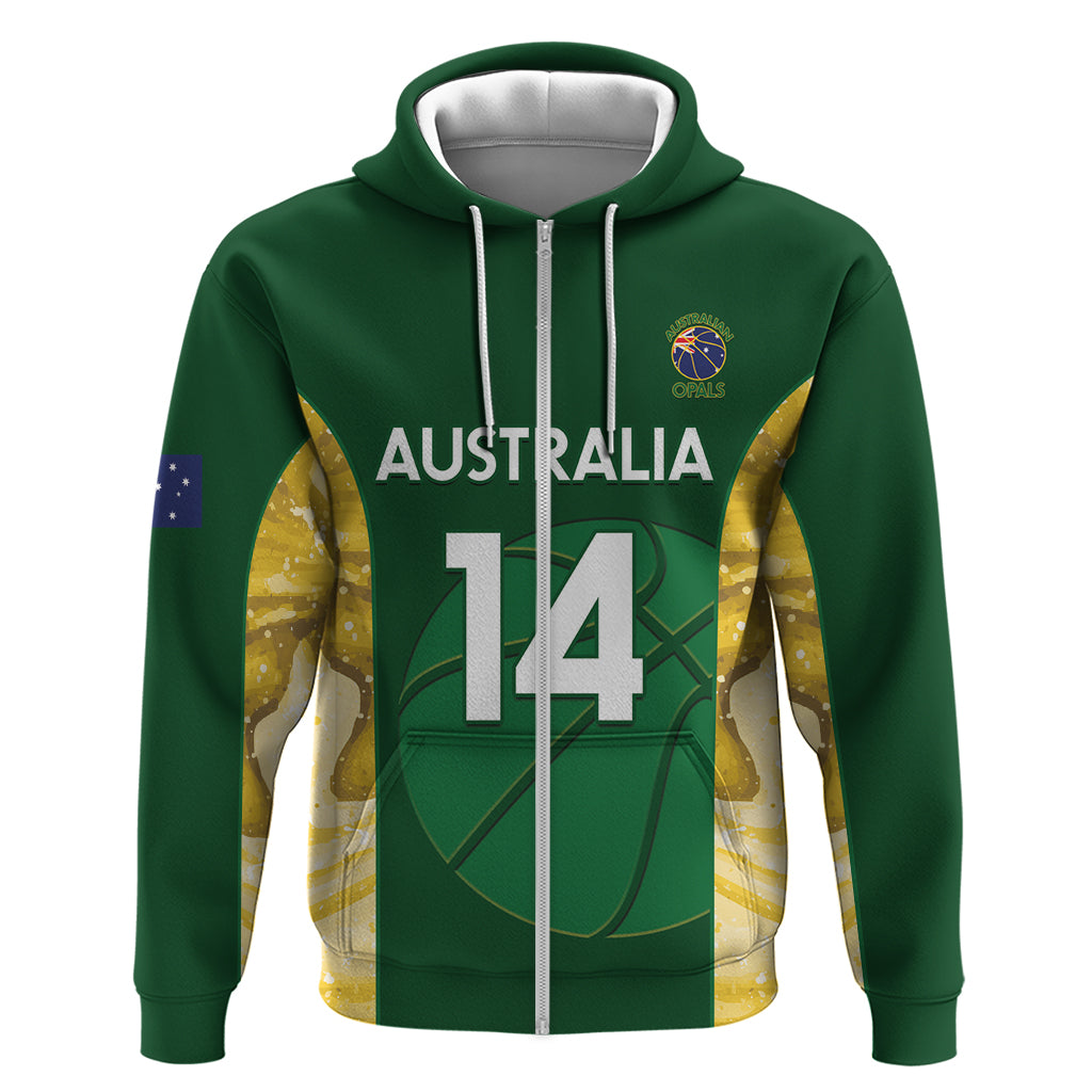 Custom Australia Basketball Hoodie Go Champions Aussie Opals National Color - Vibe Hoodie Shop