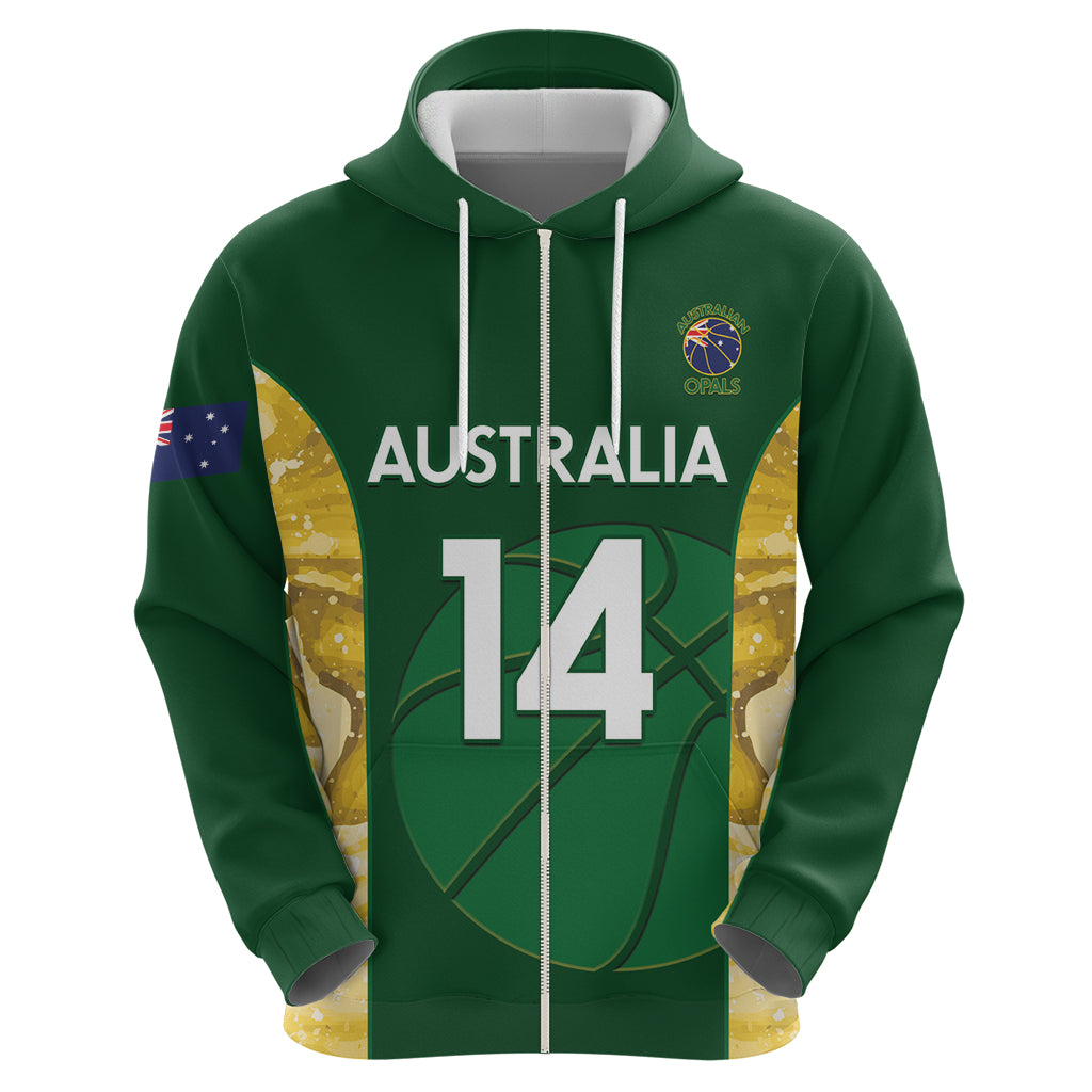Custom Australia Basketball Hoodie Go Champions Aussie Opals National Color - Vibe Hoodie Shop