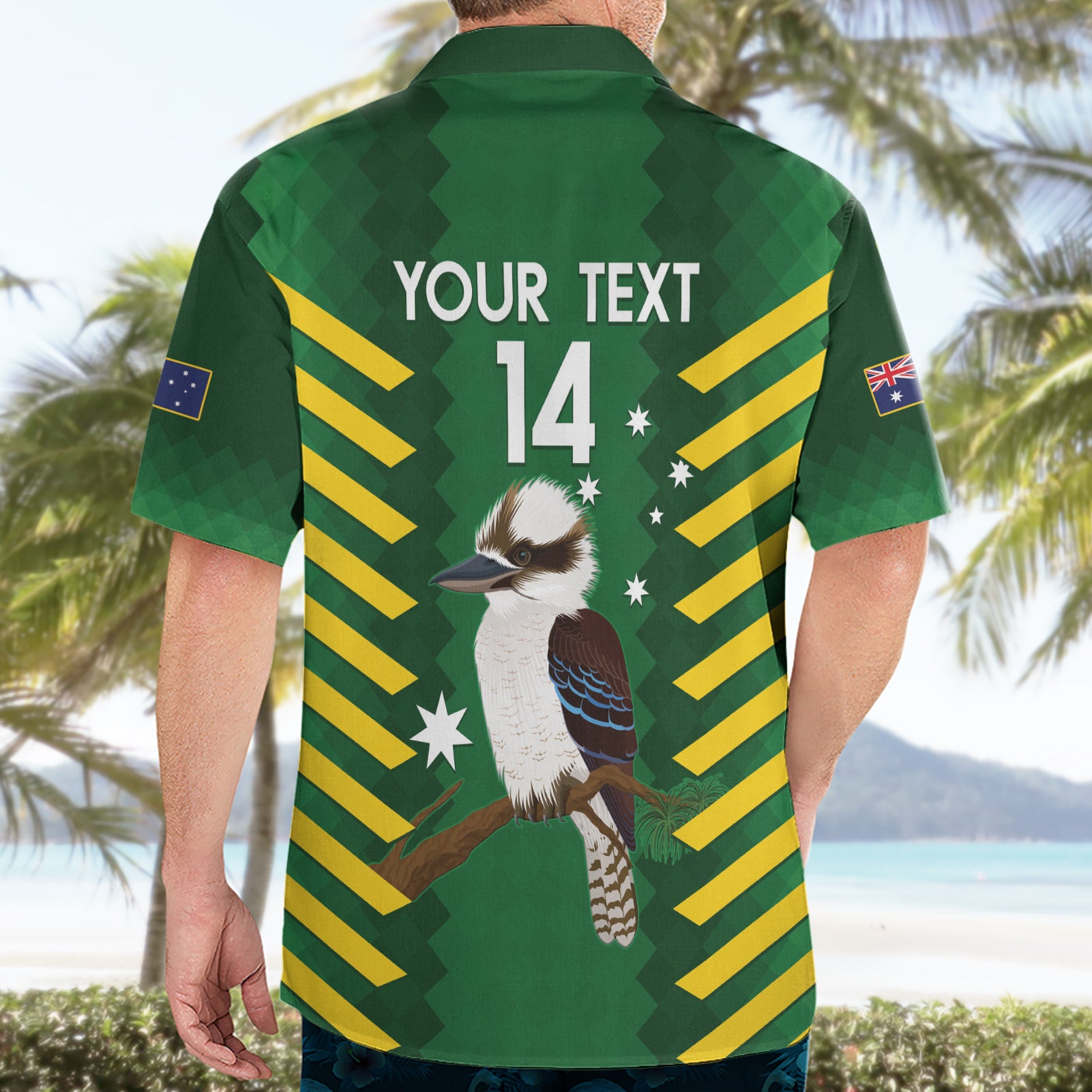 Custom Australia Field Hockey Hawaiian Shirt Go Champions Kookaburras National Color - Vibe Hoodie Shop