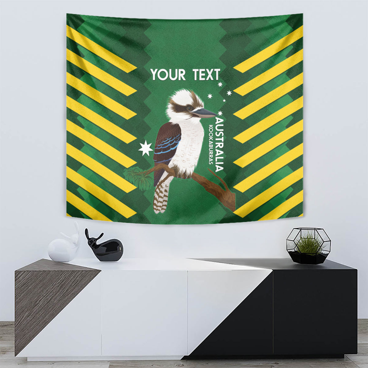 Custom Australia Field Hockey Tapestry Go Champions Kookaburras National Color - Vibe Hoodie Shop