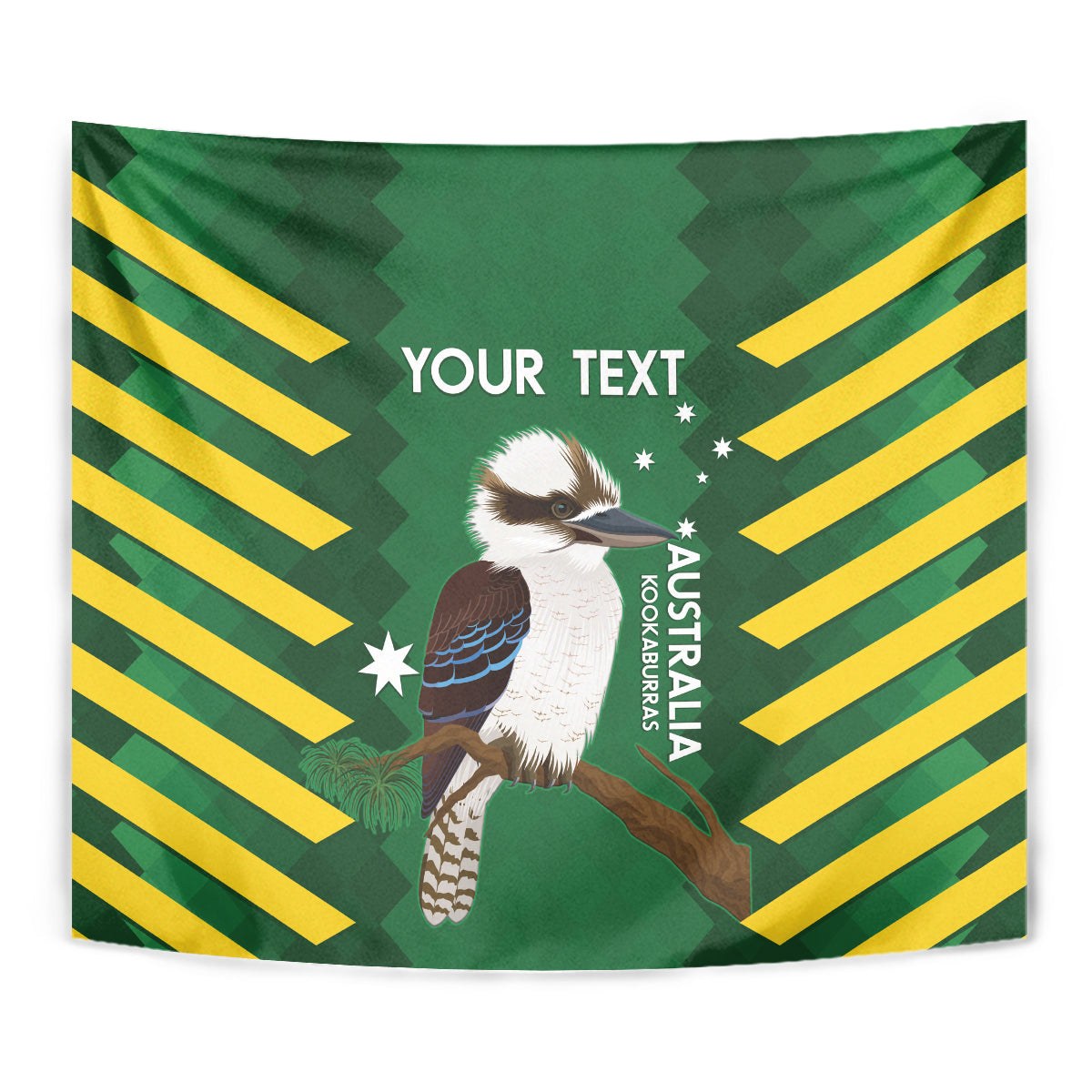 Custom Australia Field Hockey Tapestry Go Champions Kookaburras National Color - Vibe Hoodie Shop