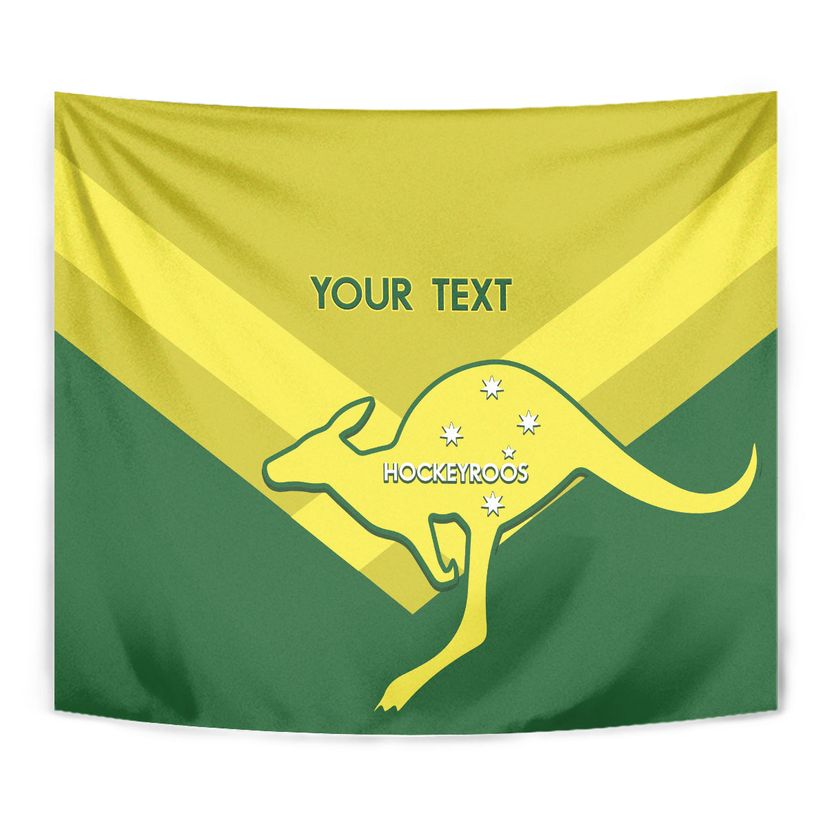 Custom Australia Field Hockey Tapestry Go Champions Hockeyroos National Color - Vibe Hoodie Shop