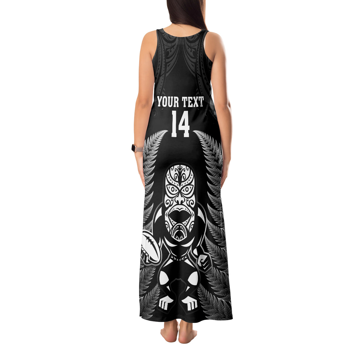 custom-new-zealand-aotearoa-rugby-tank-maxi-dress-nz-tiki-with-maori-fern-world-cup-black-version