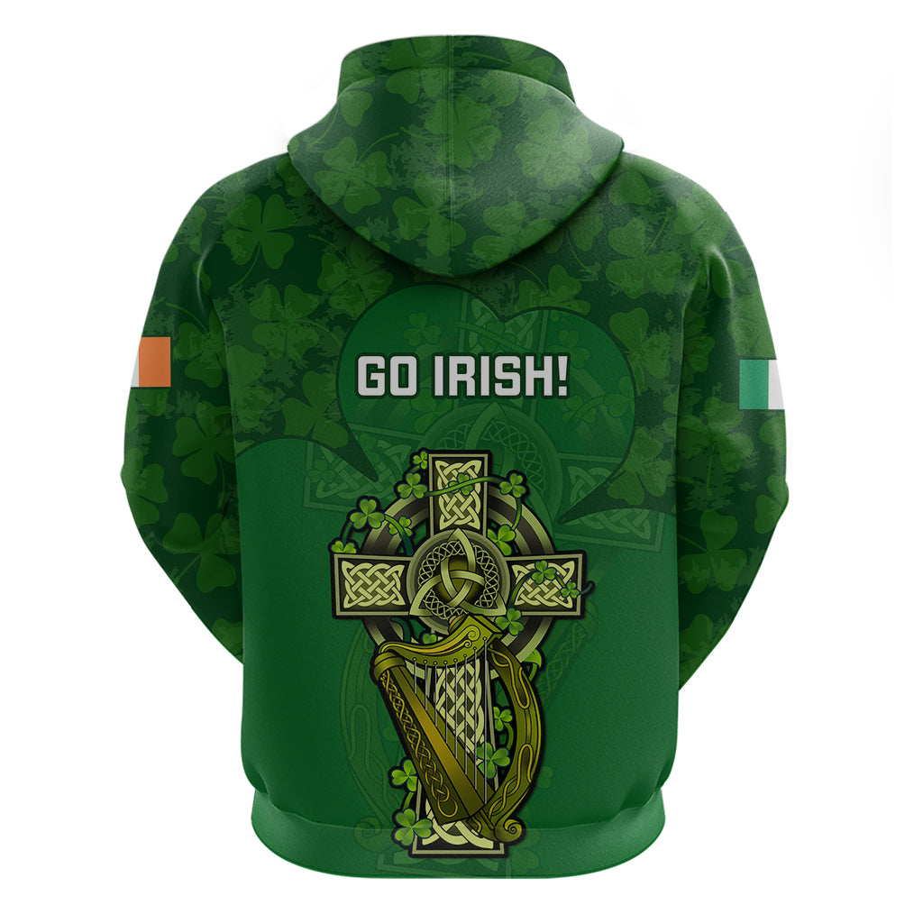 Ireland Rugby Hoodie 2023 Word Cup Celtic Cross Go Champions Irish - Vibe Hoodie Shop