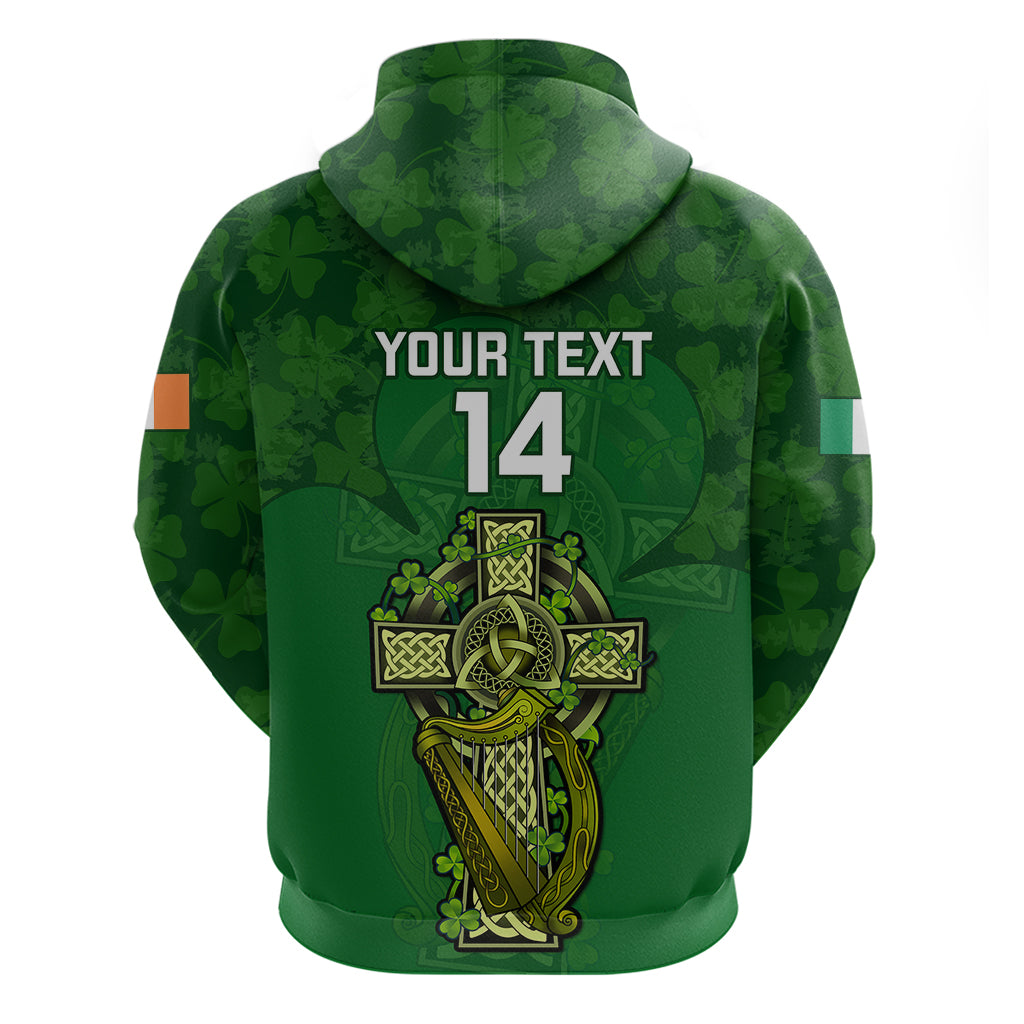 Custom Ireland Rugby Hoodie 2023 Word Cup Celtic Cross Go Champions Irish - Vibe Hoodie Shop