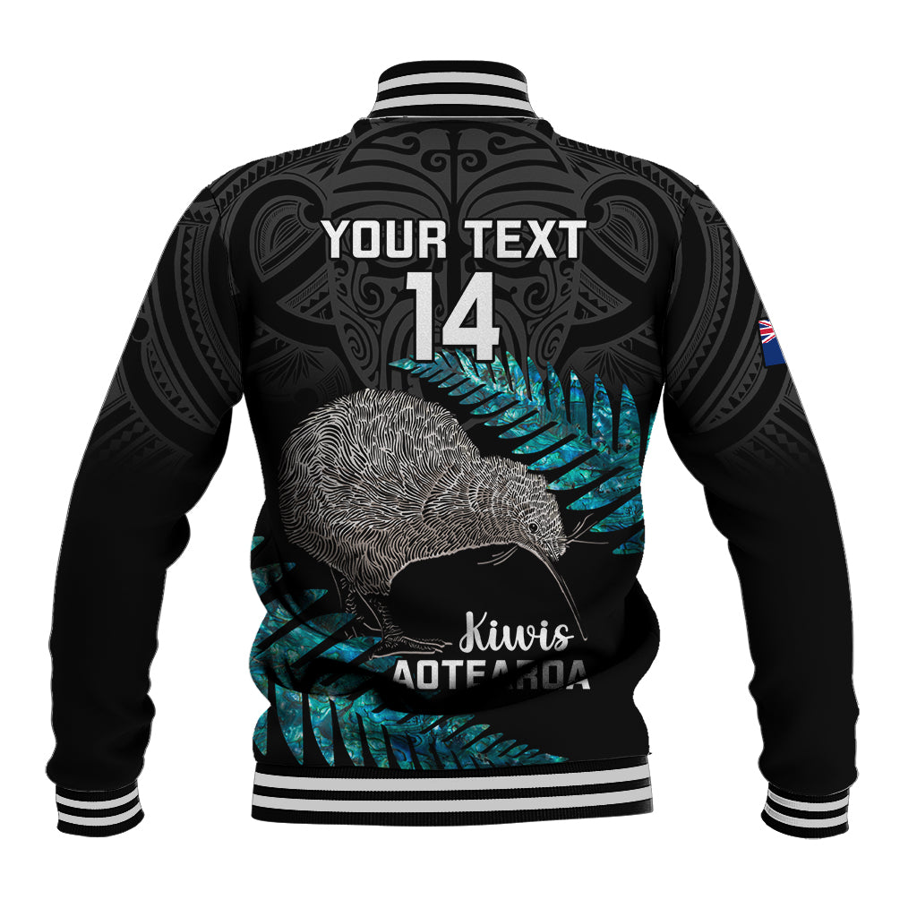 Custom New Zealand Silver Fern Rugby Baseball Jacket Pacific 2023 Kia Haka Kiwis With Maori Ta Moko - Vibe Hoodie Shop