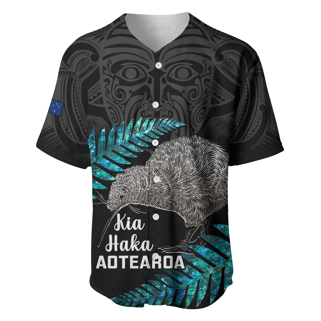 Custom New Zealand Silver Fern Rugby Baseball Jersey Pacific 2023 Kia Haka Kiwis With Maori Ta Moko - Vibe Hoodie Shop