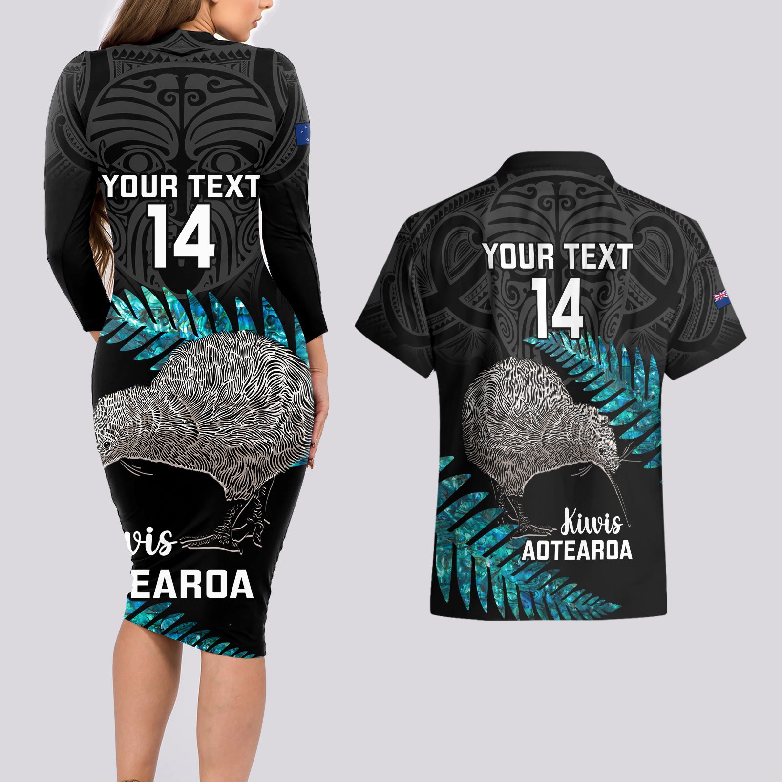 custom-new-zealand-silver-fern-rugby-couples-matching-long-sleeve-bodycon-dress-and-hawaiian-shirt-pacific-2023-kia-haka-kiwis-with-maori-ta-moko