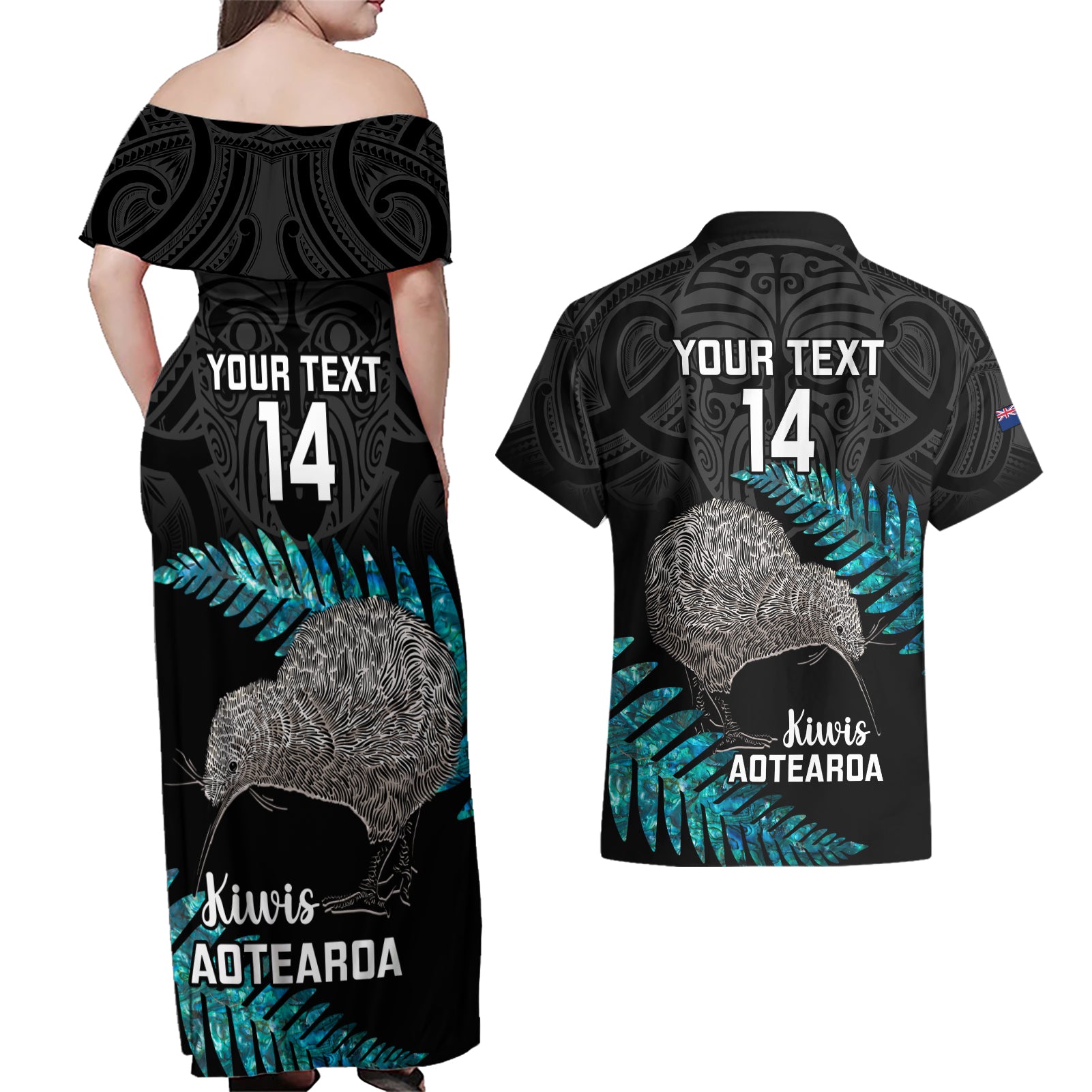 custom-new-zealand-silver-fern-rugby-couples-matching-off-shoulder-maxi-dress-and-hawaiian-shirt-pacific-2023-kia-haka-kiwis-with-maori-ta-moko