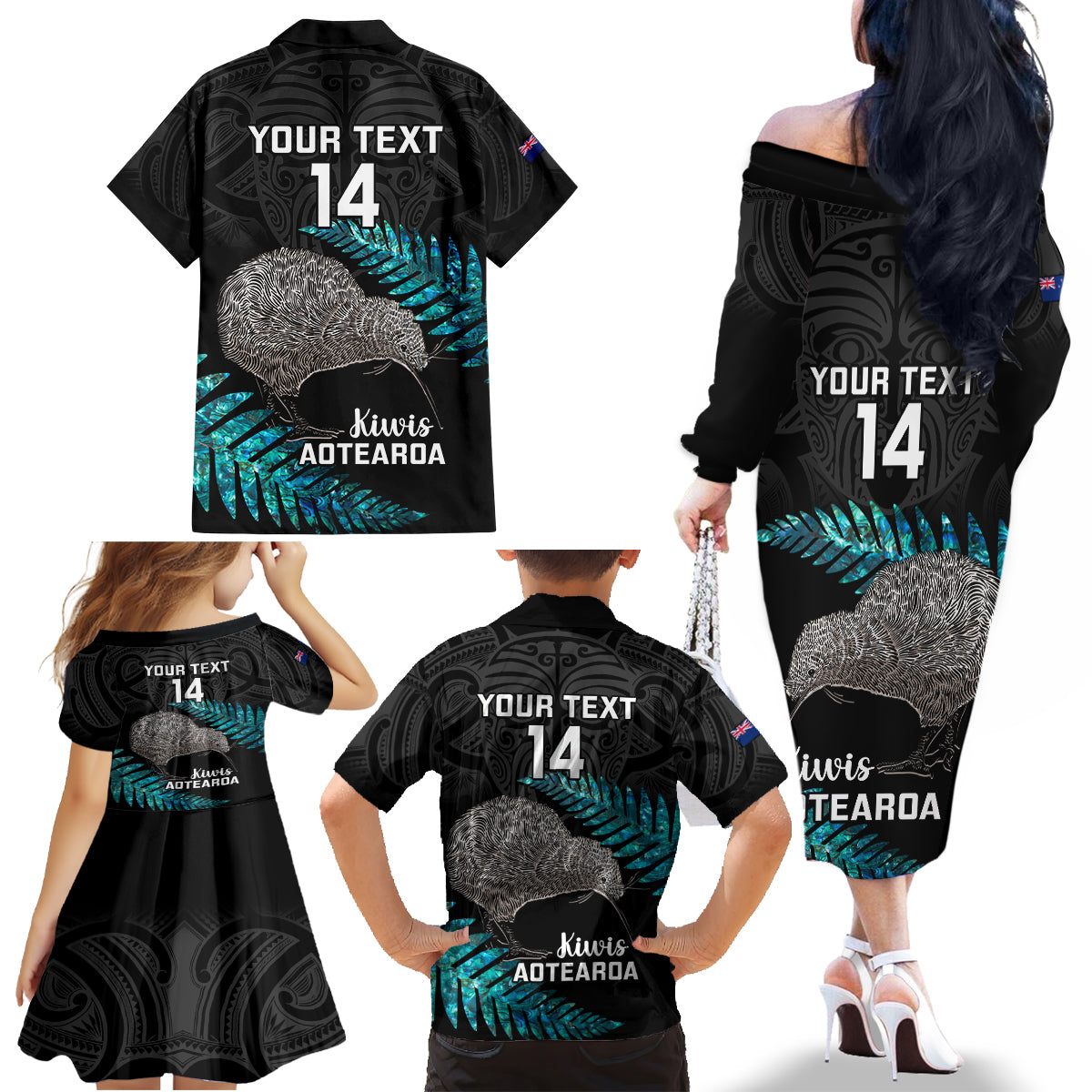 custom-new-zealand-silver-fern-rugby-family-matching-off-shoulder-long-sleeve-dress-and-hawaiian-shirt-pacific-2023-kia-haka-kiwis-with-maori-ta-moko