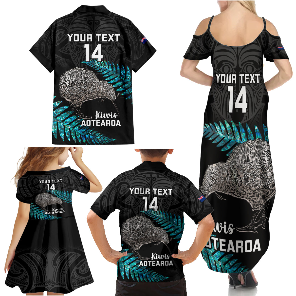 custom-new-zealand-silver-fern-rugby-family-matching-summer-maxi-dress-and-hawaiian-shirt-pacific-2023-kia-haka-kiwis-with-maori-ta-moko