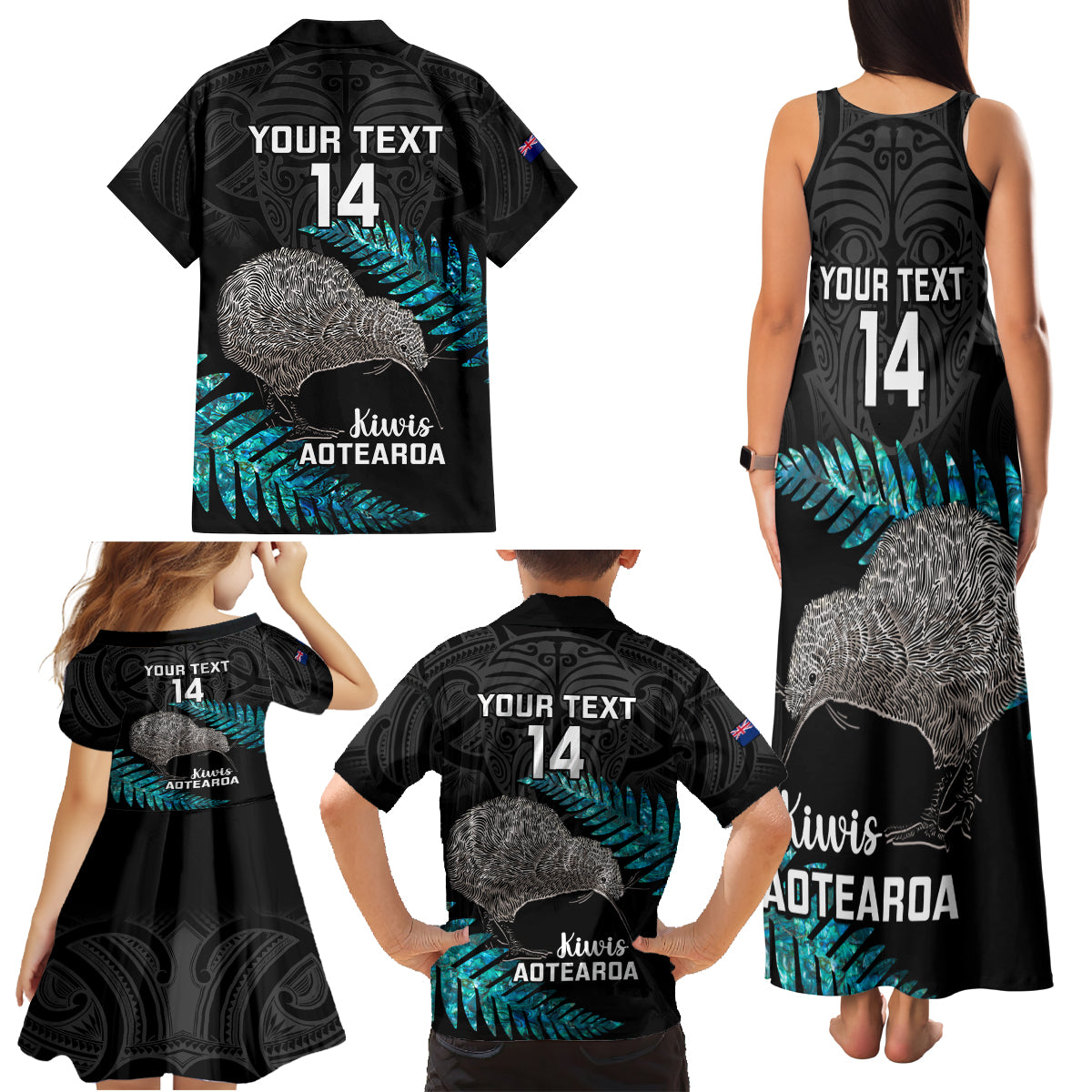 custom-new-zealand-silver-fern-rugby-family-matching-tank-maxi-dress-and-hawaiian-shirt-pacific-2023-kia-haka-kiwis-with-maori-ta-moko