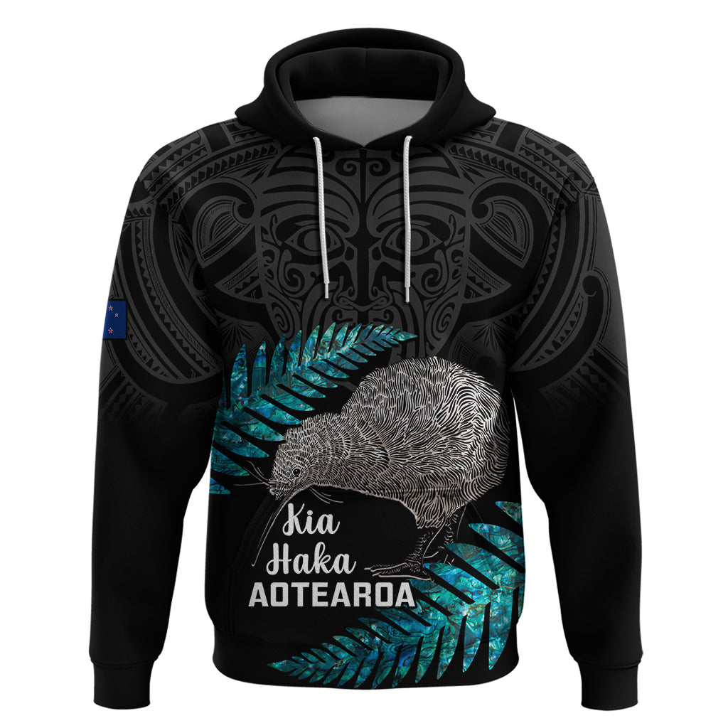 Custom New Zealand Silver Fern Rugby Hoodie Pacific 2023 Kia Haka Kiwis With Maori Ta Moko - Vibe Hoodie Shop