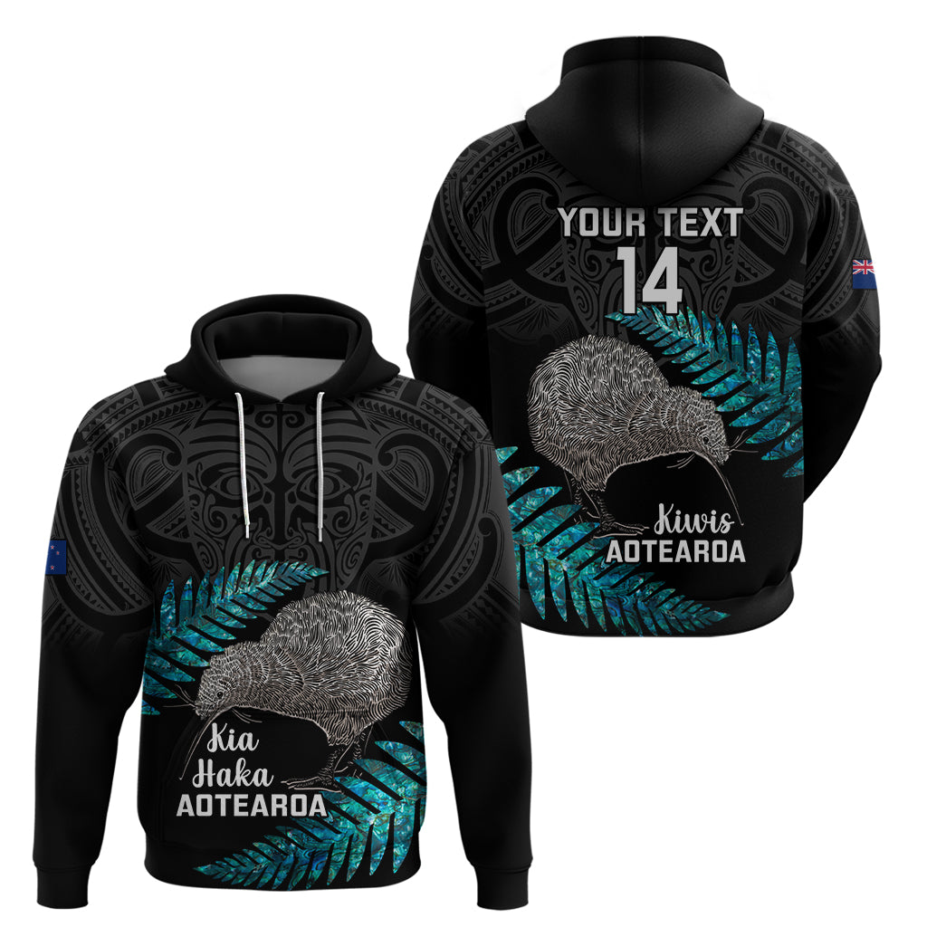 Custom New Zealand Silver Fern Rugby Hoodie Pacific 2023 Kia Haka Kiwis With Maori Ta Moko - Vibe Hoodie Shop