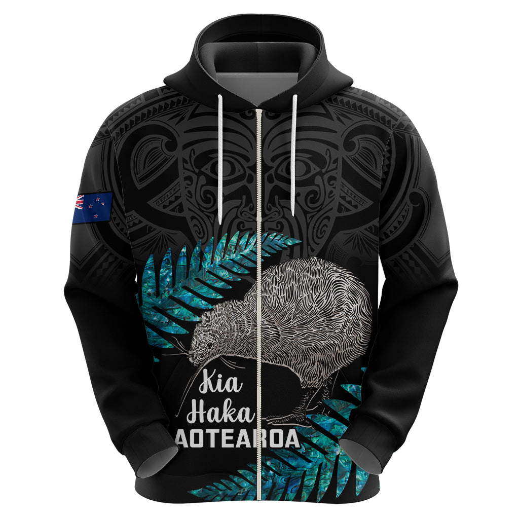 Custom New Zealand Silver Fern Rugby Hoodie Pacific 2023 Kia Haka Kiwis With Maori Ta Moko - Vibe Hoodie Shop